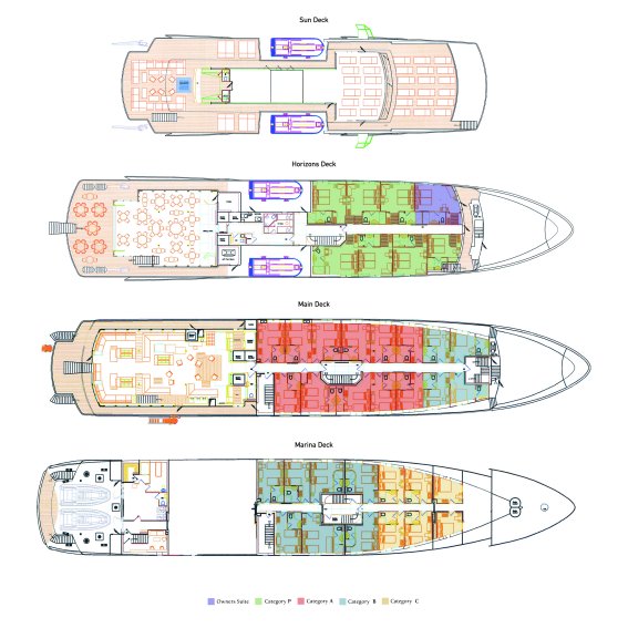 Treasures Of South Italy and Malta- Deck Plans